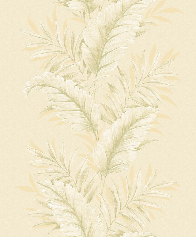 Galerie G67649 Green Fern Stripe - Eade's Wallpaper