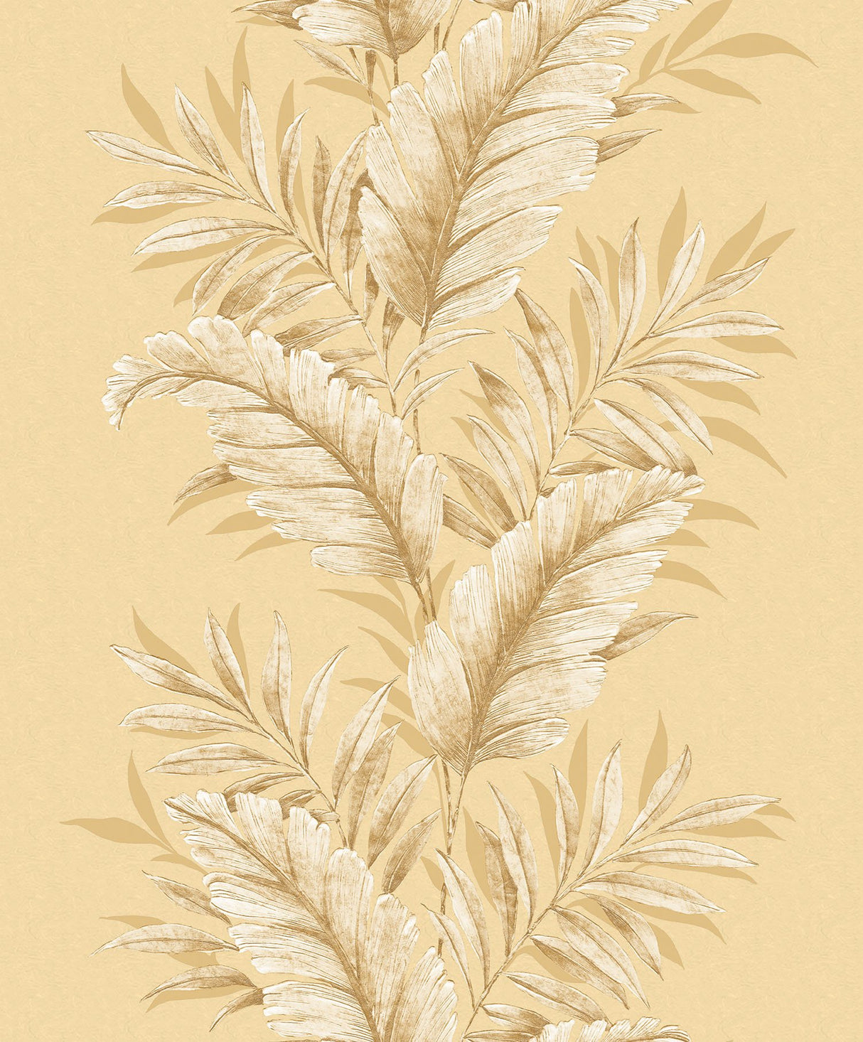 Galerie G67651 Gold Fern Stripe - Eade's Wallpaper