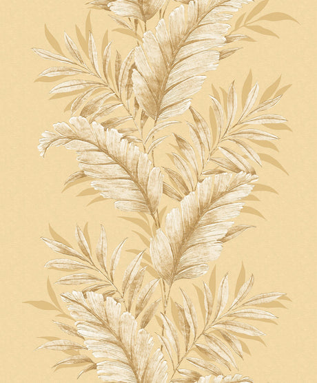 Galerie G67651 Gold Fern Stripe - Eade's Wallpaper