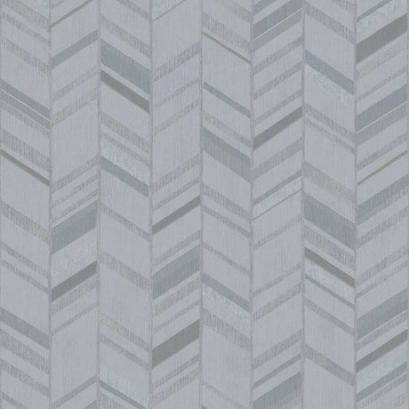 Galerie G67711 Silver Grey Glitter Chevrons - Eade's Wallpaper