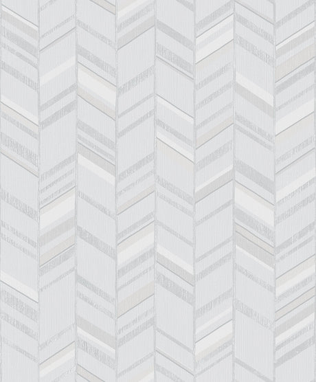 Galerie G67717 Silver Grey Glitter Chevrons - Eade's Wallpaper