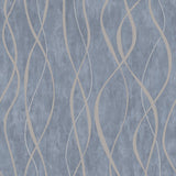 Galerie G67720 Silver Grey Glitter Ribbons - Eade's Wallpaper