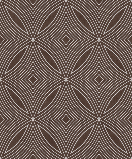 Galerie G67725 Bronze Brown Spiral - Eade's Wallpaper