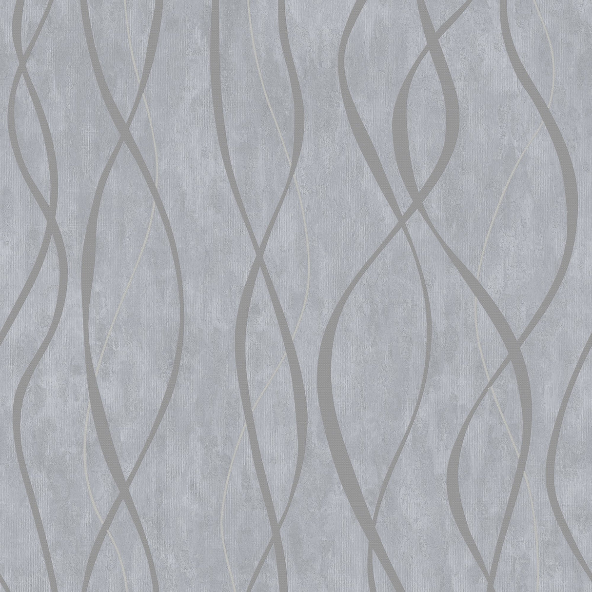 Galerie G67733 Silver Grey Glitter Ribbons - Eade's Wallpaper
