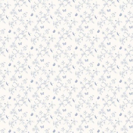 Galerie G67851 Blue Tiny Trellis - Eade's Wallpaper