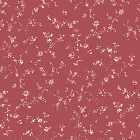 Galerie G67862 Red Floral Trail - Eade's Wallpaper