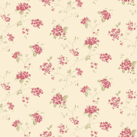 Galerie G67868 Cream Lilac Floral - Eade's Wallpaper
