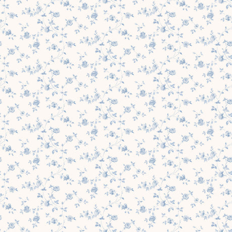 Galerie G67887 Blue Rose Trellis - Eade's Wallpaper