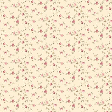 Galerie G67888 Cream Rose Trellis - Eade's Wallpaper