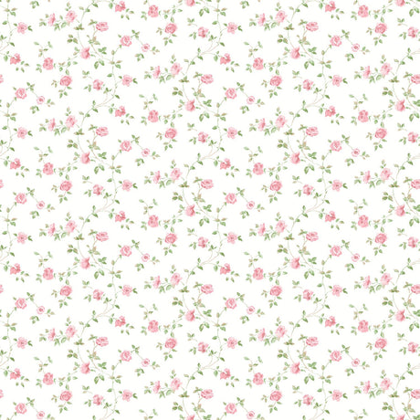 Galerie G67889 White Rose Trellis - Eade's Wallpaper