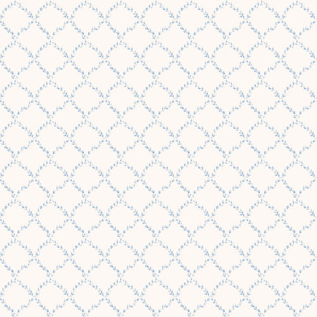 Galerie G67903 Blue Geometric Floral - Eade's Wallpaper