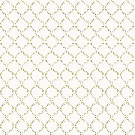 Galerie G67906 Cream Geometric Floral - Eade's Wallpaper
