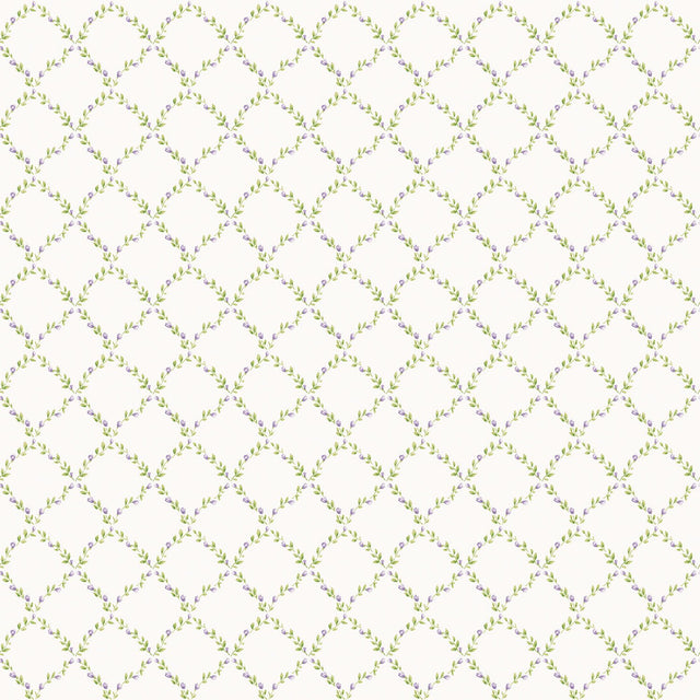 Galerie G67906 Cream Geometric Floral - Eade's Wallpaper