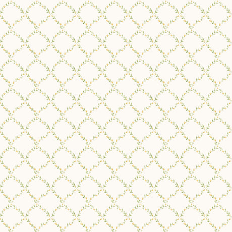 Galerie G67907 Cream Geometric Floral - Eade's Wallpaper