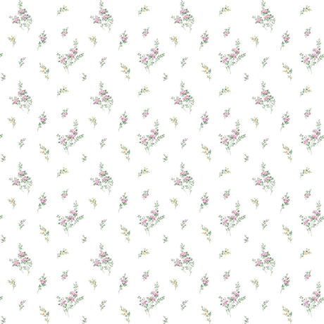Galerie G67918 White Tiny Rose - Eade's Wallpaper