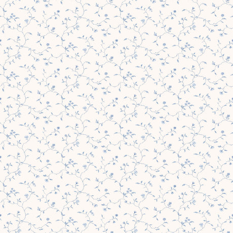 Galerie G67920 Blue Mini Floral Vine - Eade's Wallpaper