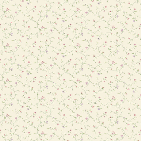 Galerie G67922 Cream Mini Floral Vine - Eade's Wallpaper