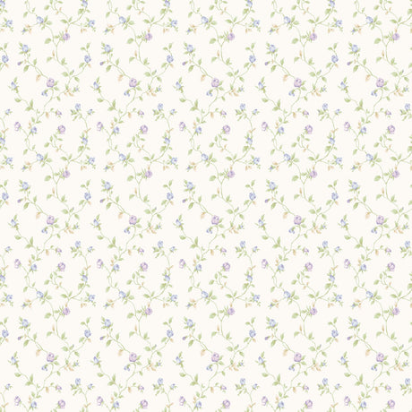 Galerie G67935 Cream Rose Bud Trellis - Eade's Wallpaper