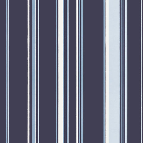 Galerie G68056 Blue Casual Stripe - Eade's Wallpaper