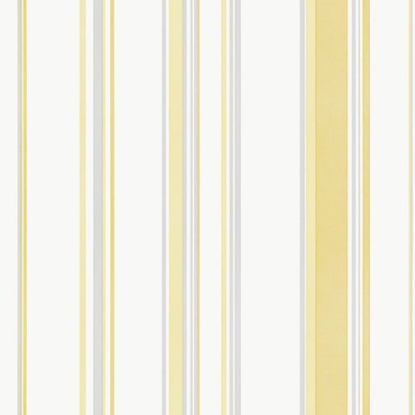 Galerie G68059 Yellow Casual Stripe - Eade's Wallpaper