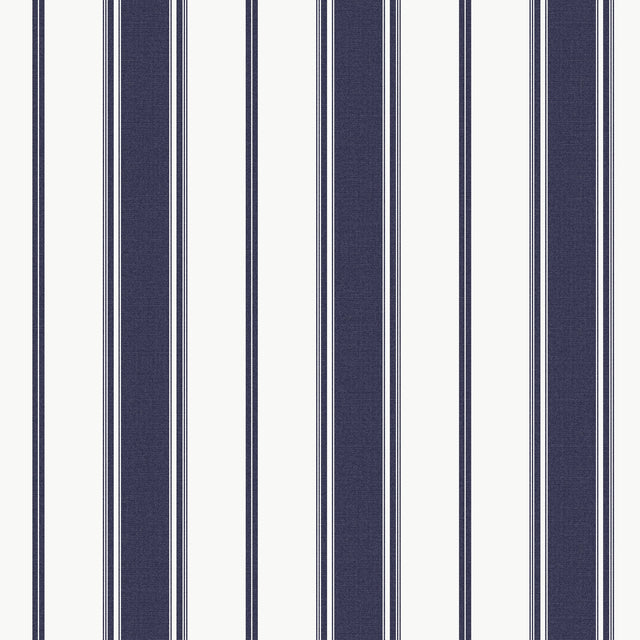 Galerie G68065 Blue Heritage Stripe - Eade's Wallpaper