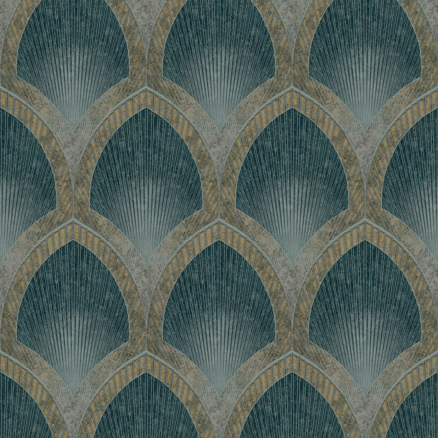 Galerie G68085 Green Glitter Web - Eade's Wallpaper