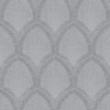 Galerie G68086 Silver Grey Nouveau Scallop - Eade's Wallpaper