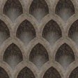 Galerie G68087 Bronze Brown Nouveau Scallop - Eade's Wallpaper