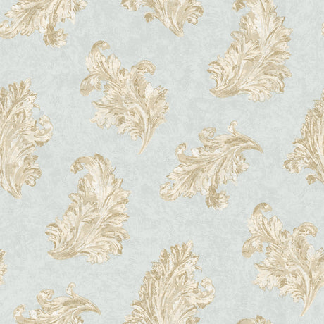 Galerie G68663 Blue Acanthus - Eade's Wallpaper
