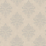 Galerie G68668 Beige Medallion Damask - Eade's Wallpaper