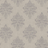 Galerie G68669 Silver Grey Medallion Damask - Eade's Wallpaper