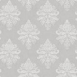 Galerie G68670 Silver Grey Medallion Damask - Eade's Wallpaper