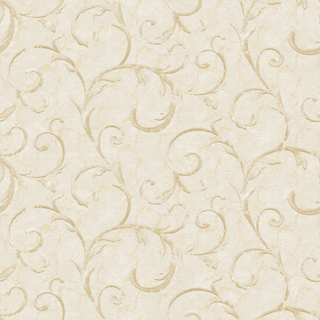 Galerie G68673 Beige Palazzo Scroll - Eade's Wallpaper
