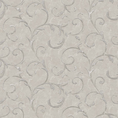 Galerie G68675 Silver Grey Palazzo Scroll - Eade's Wallpaper