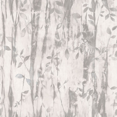 Galerie G78233 Silver Grey BATIK LEAVES - Eade's Wallpaper