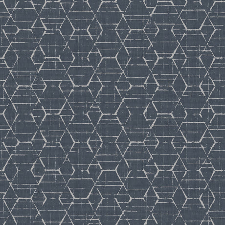 Galerie G78247 Blue Hextex - Eade's Wallpaper