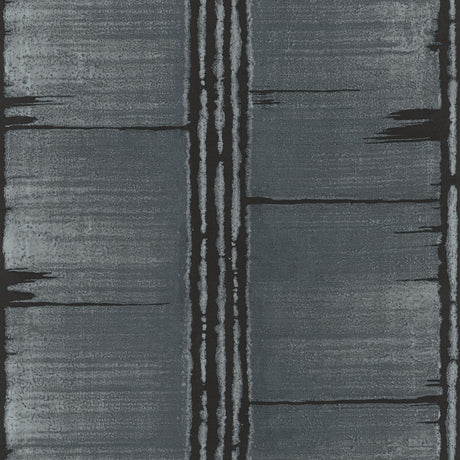 Galerie G78284 Black Bark Stripe - Eade's Wallpaper