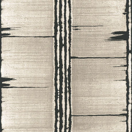 Galerie G78285 Beige Bark Stripe - Eade's Wallpaper