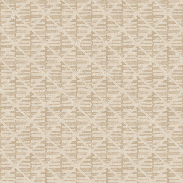 Galerie G78290 Bronze Brown Block Print - Eade's Wallpaper