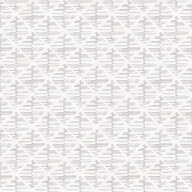 Galerie G78291 Silver Grey Block Print - Eade's Wallpaper
