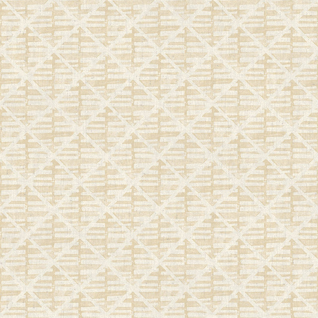 Galerie G78292 Beige Block Print - Eade's Wallpaper