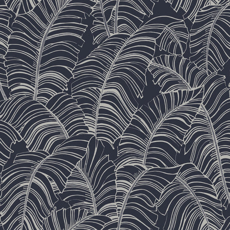 Galerie G78299 Blue Broadleaf - Eade's Wallpaper