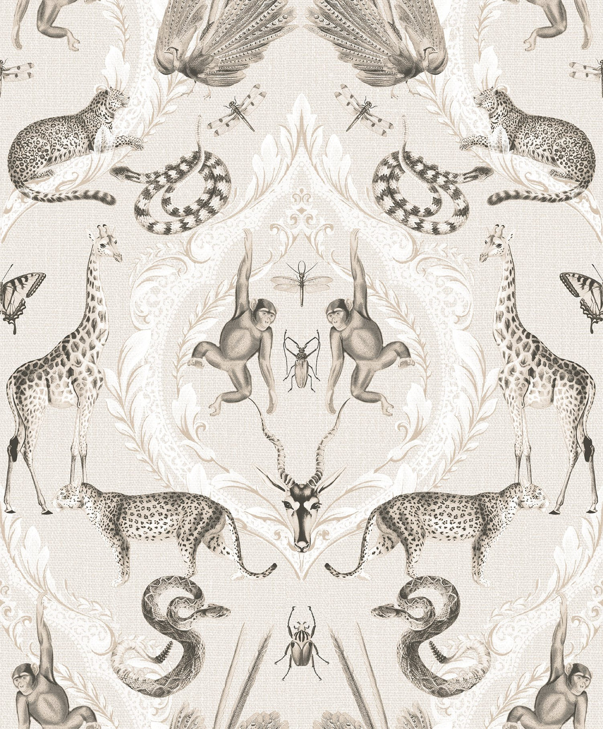 Galerie G78309 Beige Menagerie - Eade's Wallpaper