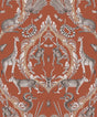 Galerie G78312 Orange Menagerie - Eade's Wallpaper