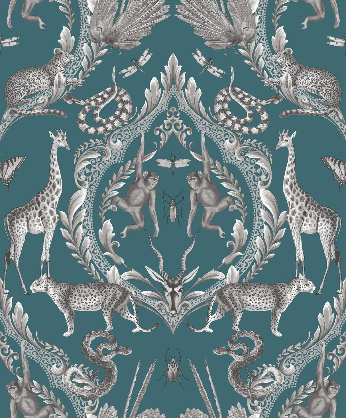 Galerie G78313 Blue Menagerie - Eade's Wallpaper