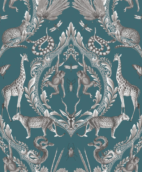 Galerie G78313 Blue Menagerie - Eade's Wallpaper