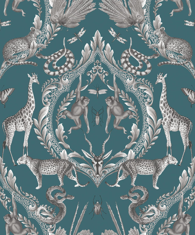 Galerie G78313 Blue Menagerie - Eade's Wallpaper