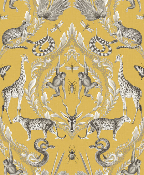 Galerie G78315 Yellow Menagerie - Eade's Wallpaper