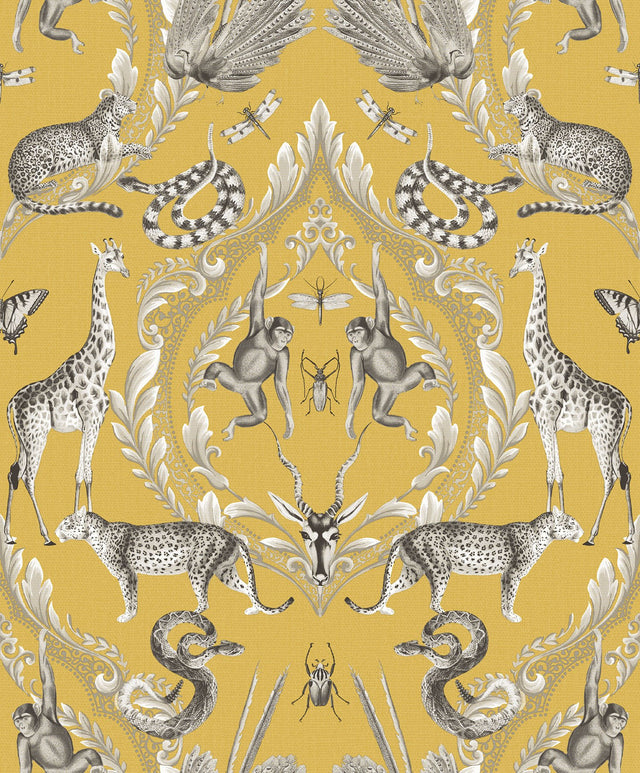 Galerie G78315 Yellow Menagerie - Eade's Wallpaper