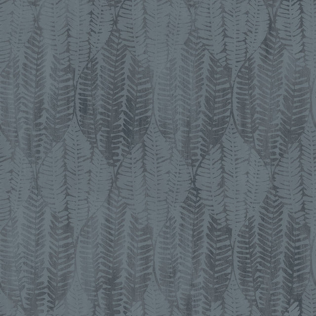 Galerie G78339 Blue Wasabi Leaves - Eade's Wallpaper